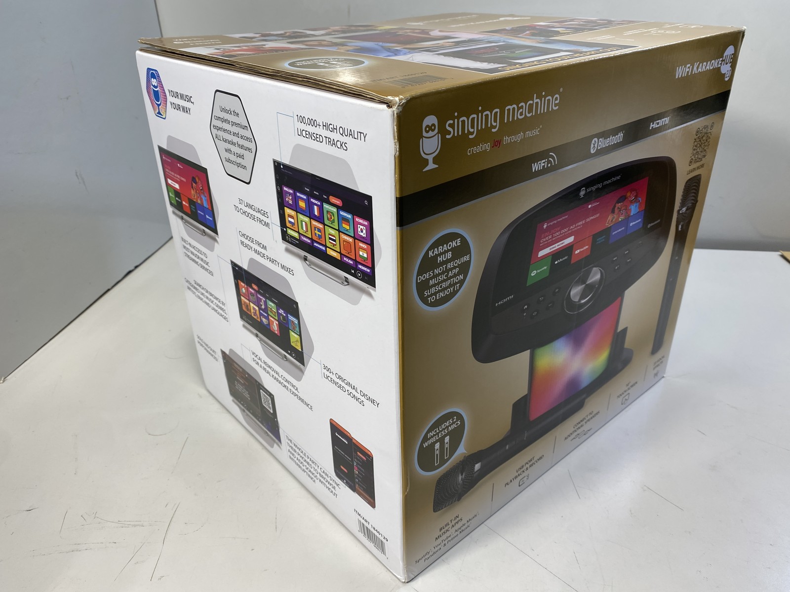 Singing Machine WiFi Karaoke Hub 2.0 Black ISM9015