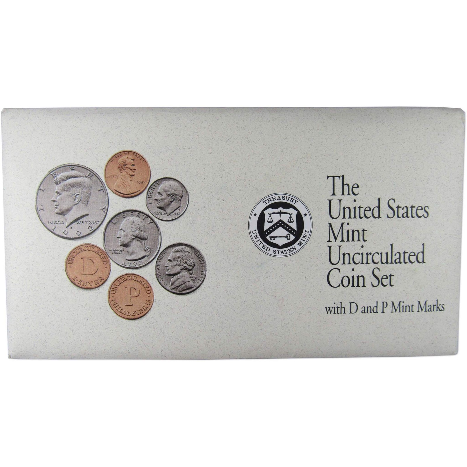 1992 Uncirculated Coin Set U.S Mint Original Government Packaging OGP
