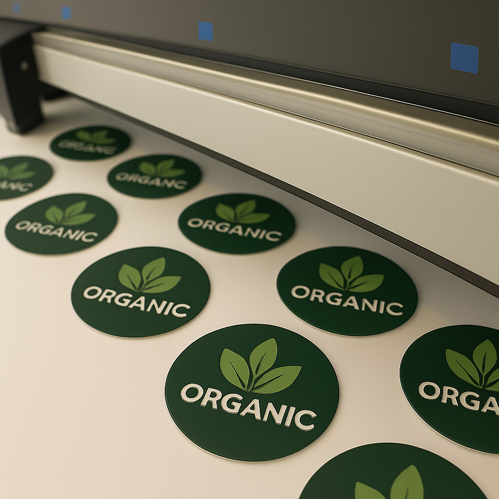 Your Logo Here Custom Vinyl Stickers – Waterproof Personalized Labels for Busine