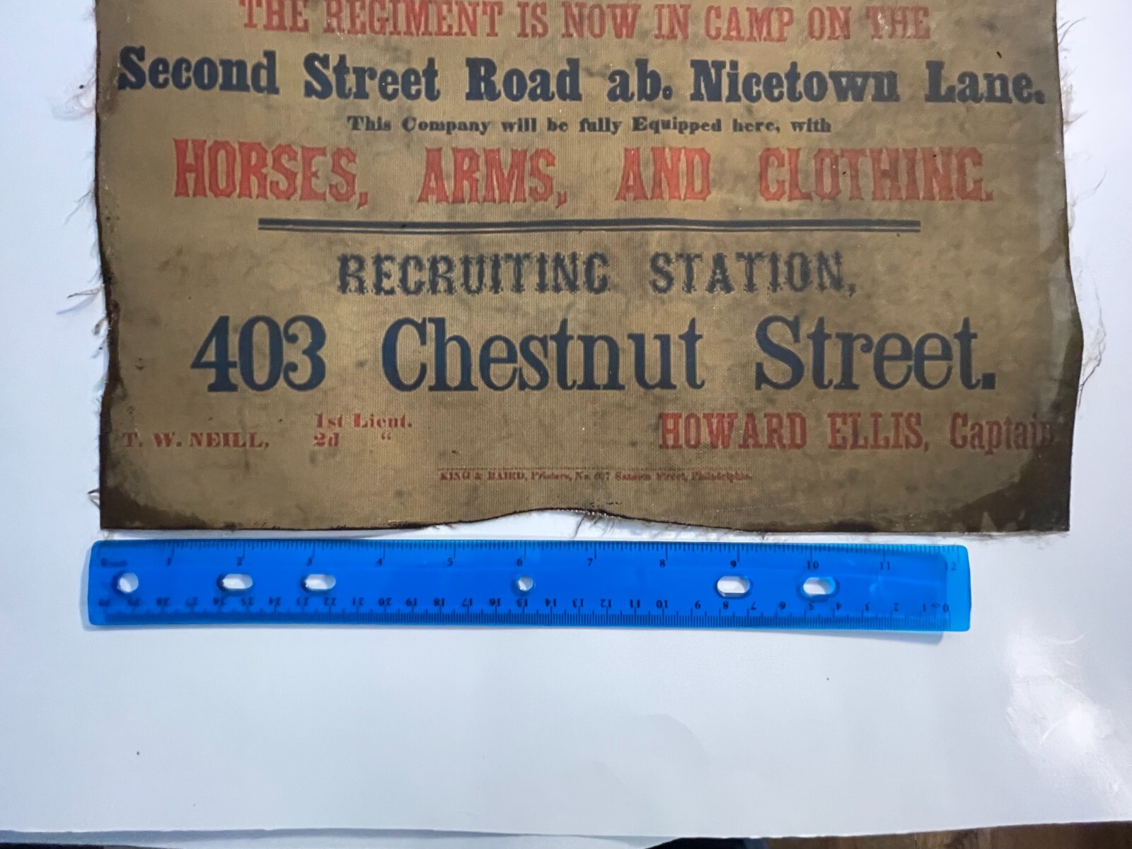 Military Poster Canvas Print American Civil War Art History Replica Enlistment