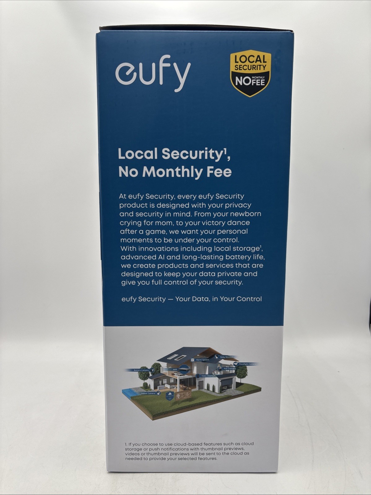 eufy PoE NVR Security System S4 Max 8CH NVR w/4 PoE Bullet 2TB - White - NEW