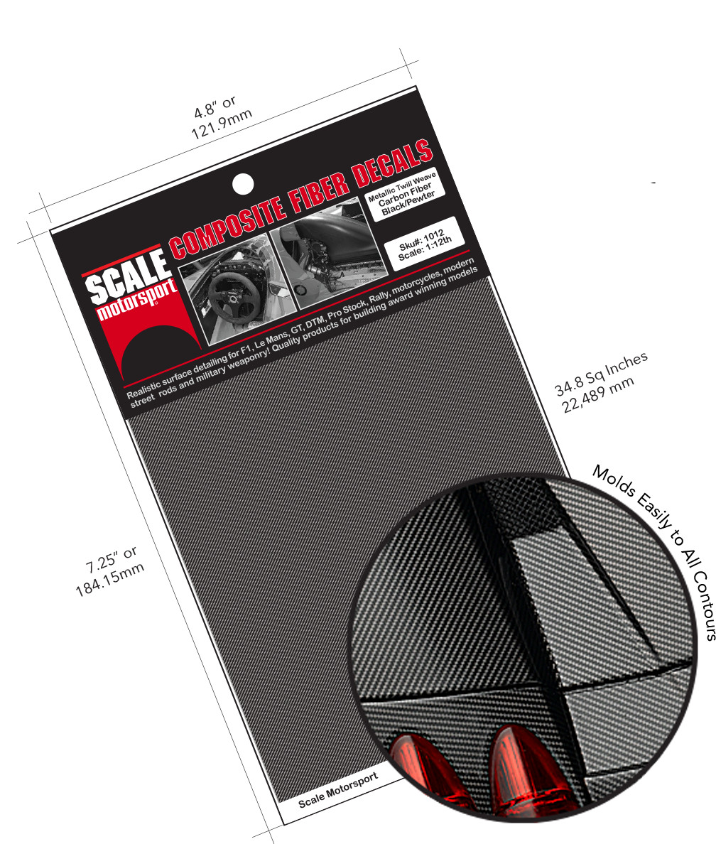 Scale Motorsport Carbon Fiber Decal 1024 1/24 - Official Scale Motorsport page
