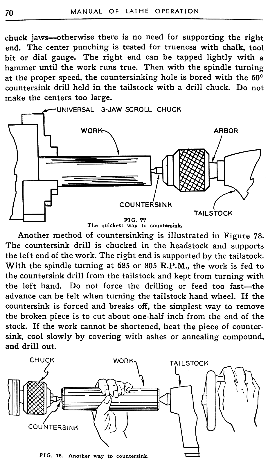 Atlas Craftsman Manual of Lathe Operation Book for 12" Crossfeed Pull-Knob 0034