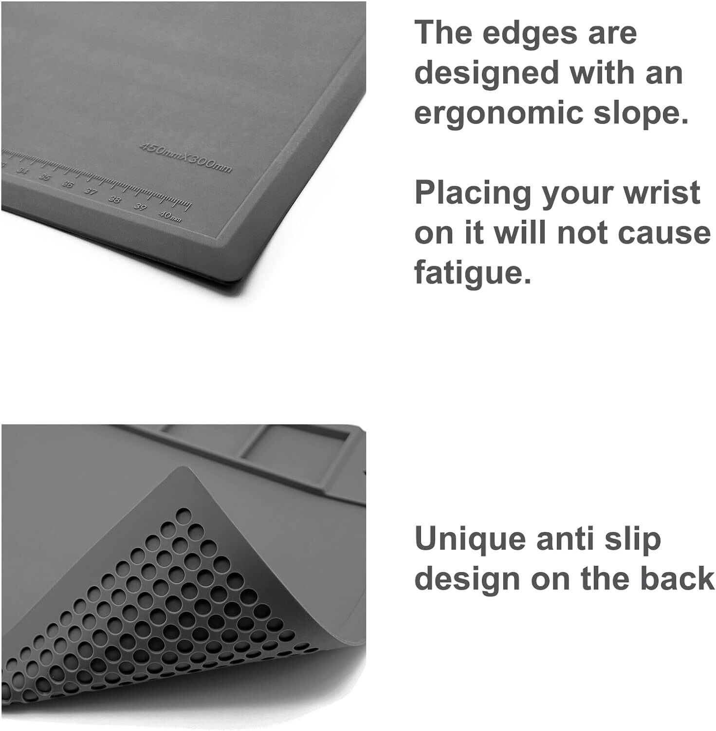 Large Silicone Soldering Mat BGA Gun Heat Resistant for Solder Station Magnetic