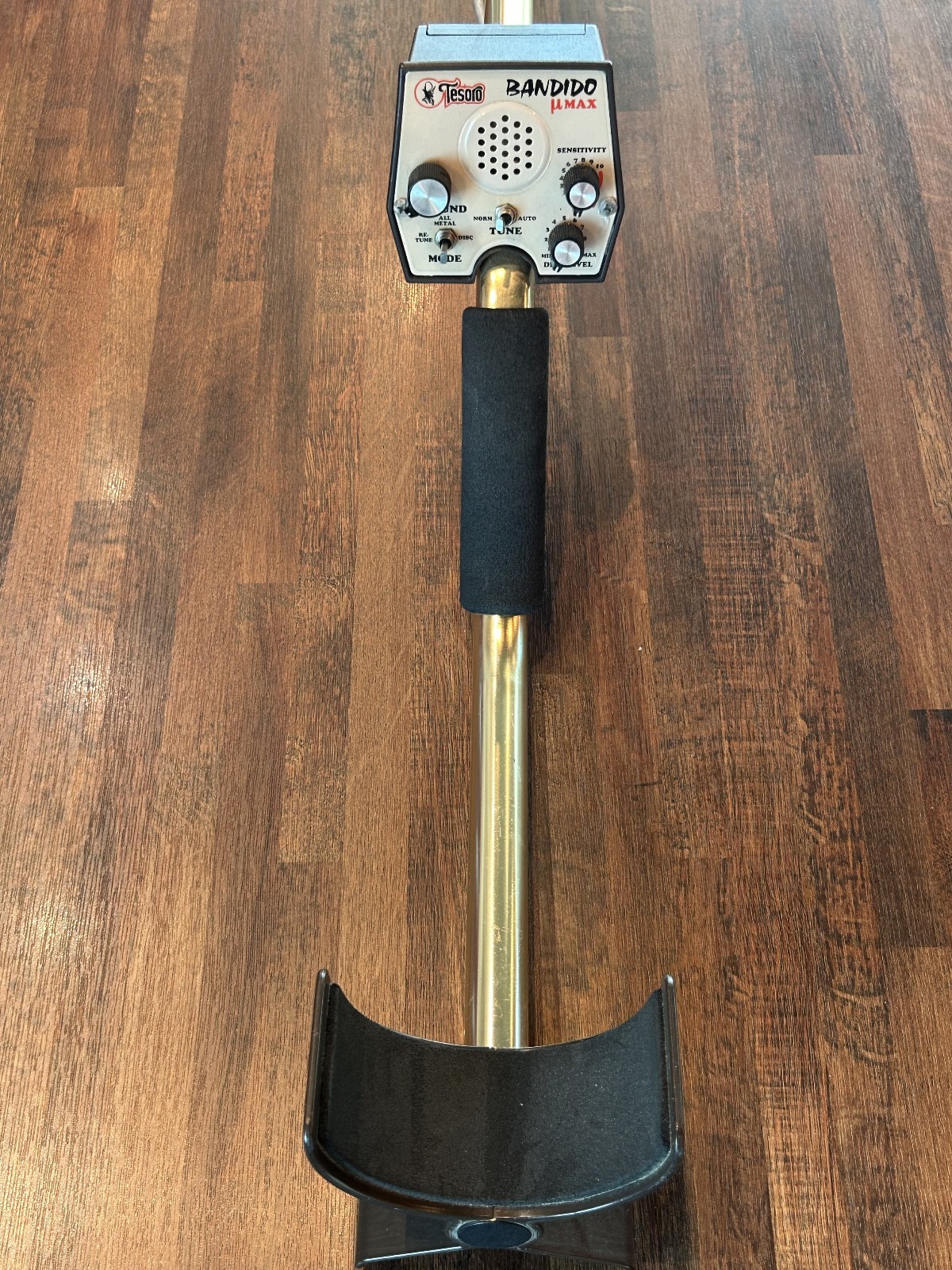 Tesoro BANDIDO uMAX (Bandido MicroMax) Metal Detector w/ 8" Coil, Manual -Nice!