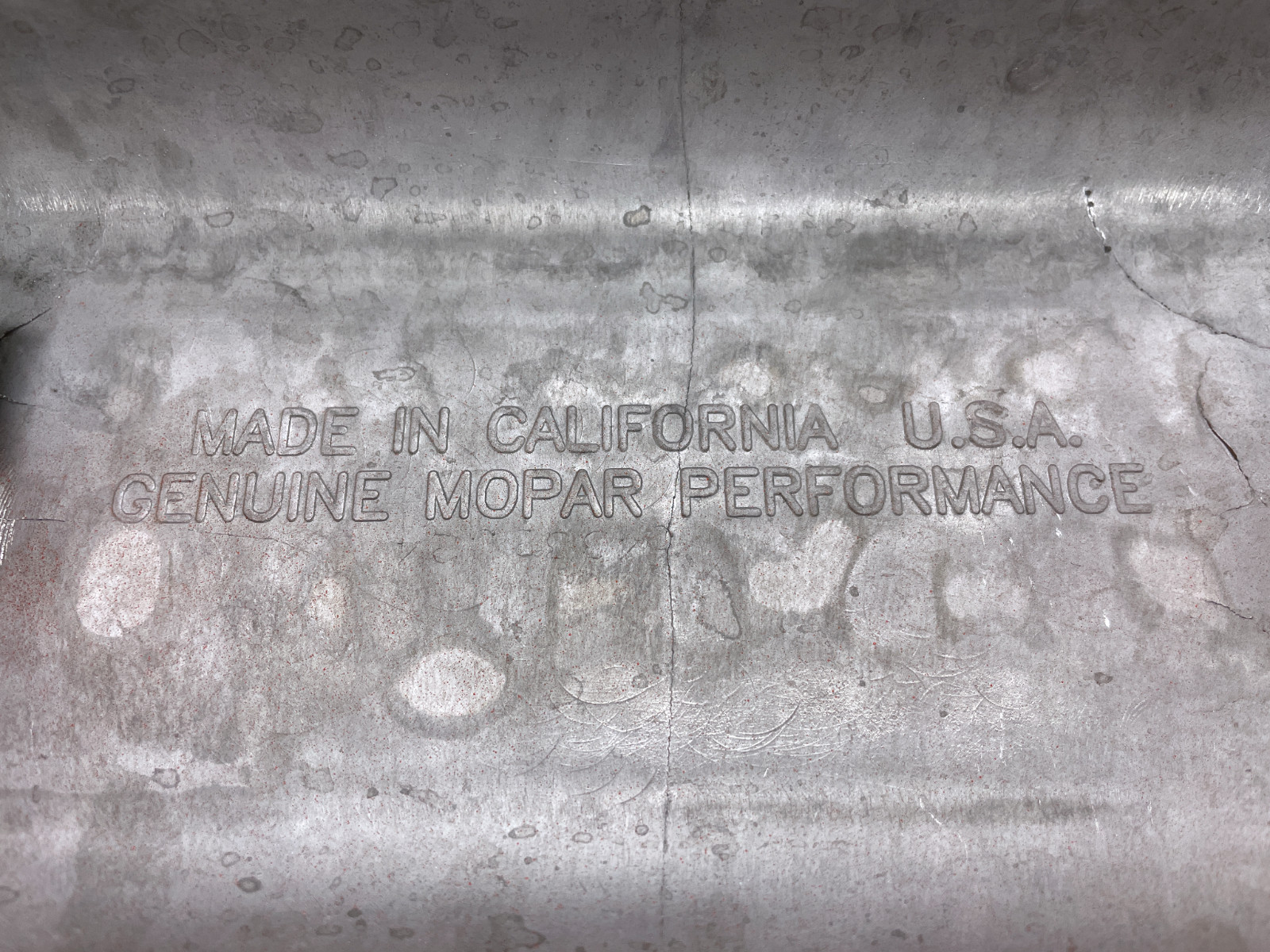 NOS Mopar 383 400 440 ORANGE Die-Cast Aluminum Valve Covers W/ Logo Breathers