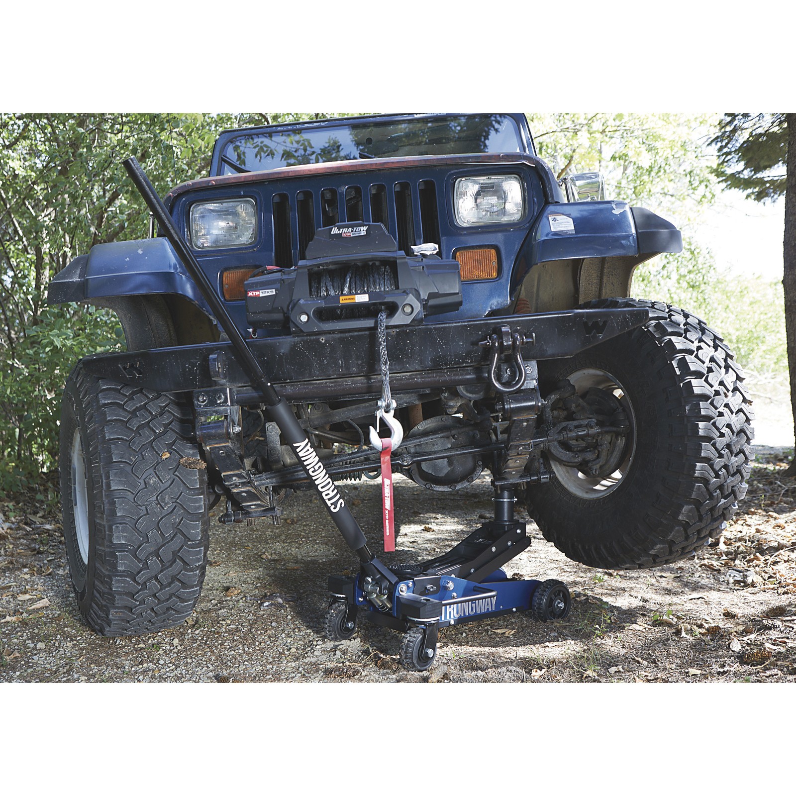 Strongway Off-Road Jack, 3-Ton Capacity, 29in. Lift Height, Aluminum,