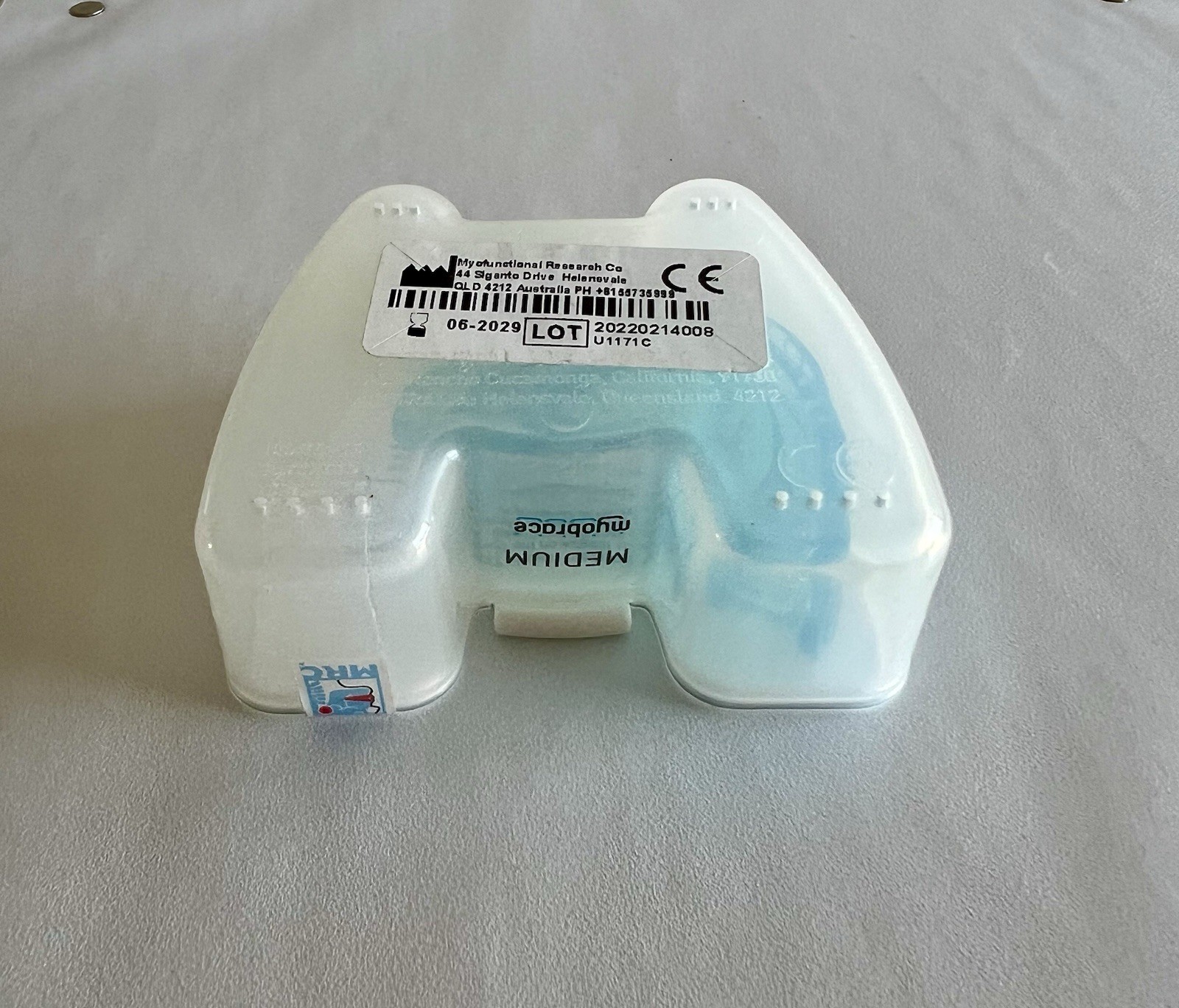 Myobrace stage 1 J1 trainer orthodontic appliance JUNIOR Medium Blue by MRC