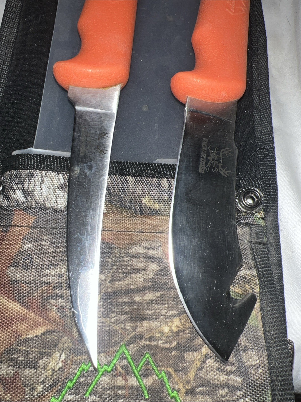 Outdoor Edge Game Skinners Wild Cape And Wild Skin Knifes Blaze And Bone