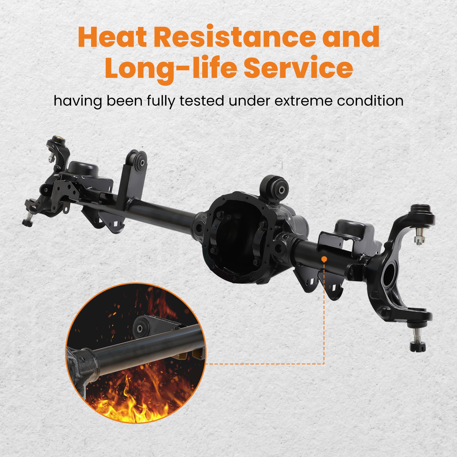 Front Axle Housing For Jeep Wrangler JK 3.21 Axle Ratio Dana 30 2007-2017