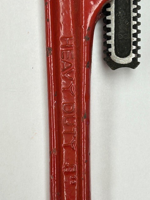 8" Heavy-Duty Straight Pipe Wrench - Made in China