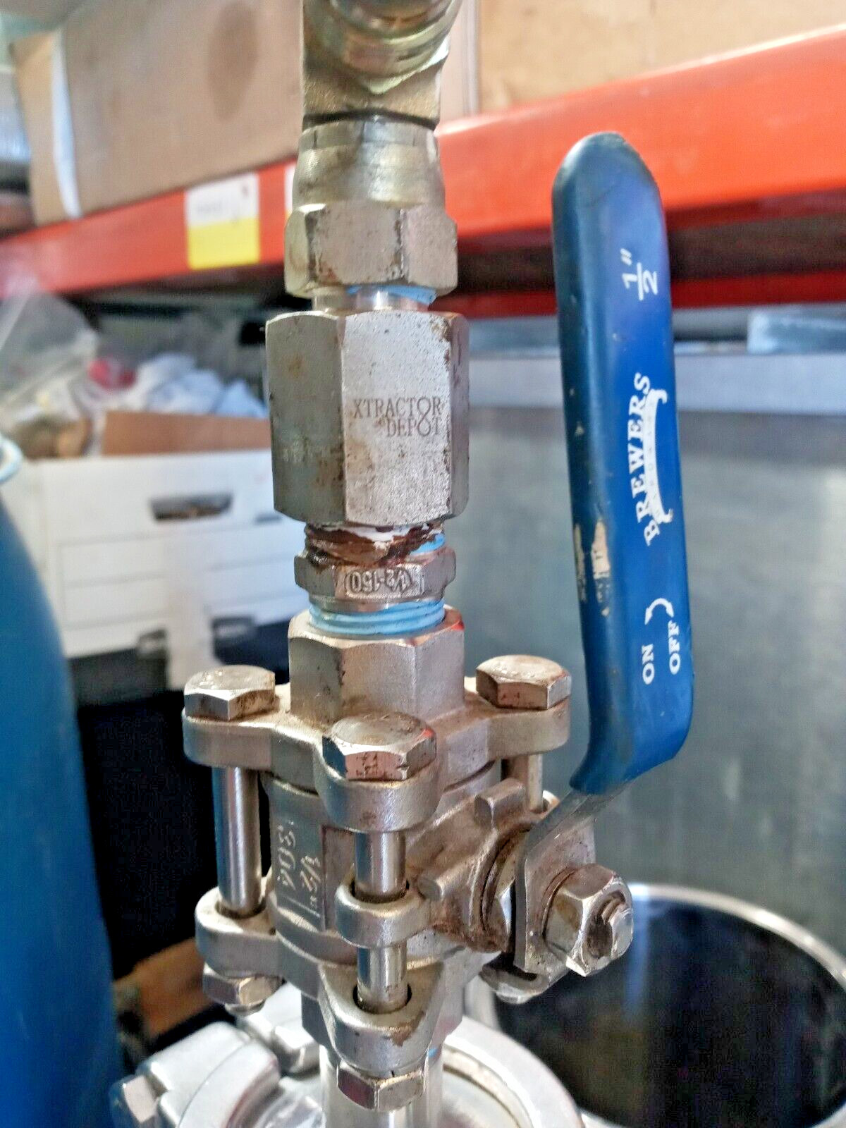 Xtractor Depot SS304 Stainless Steel 36" Spool Round Tri-Clamp Oil Extractor Tub