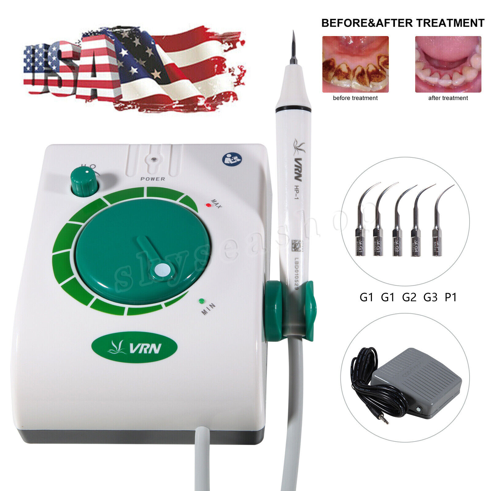 Dental Ultrasonic Piezo Scaler Handpiece For Woodpecker EMS Cavitron VRN-08B