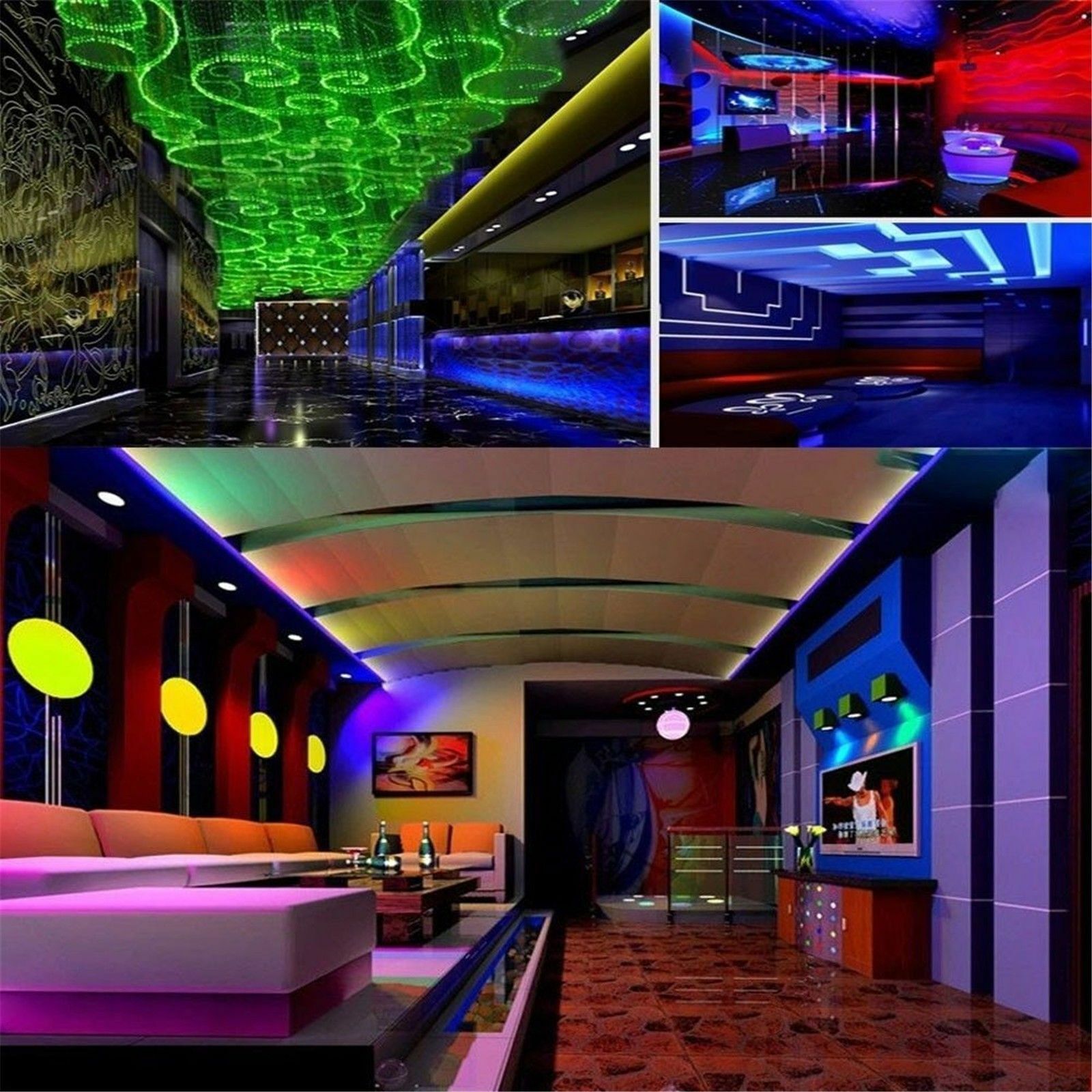 16.4ft LED Strip 3528 2835 3014 5050 5054 5630 5730 7020 SMD Flexible Light 12V