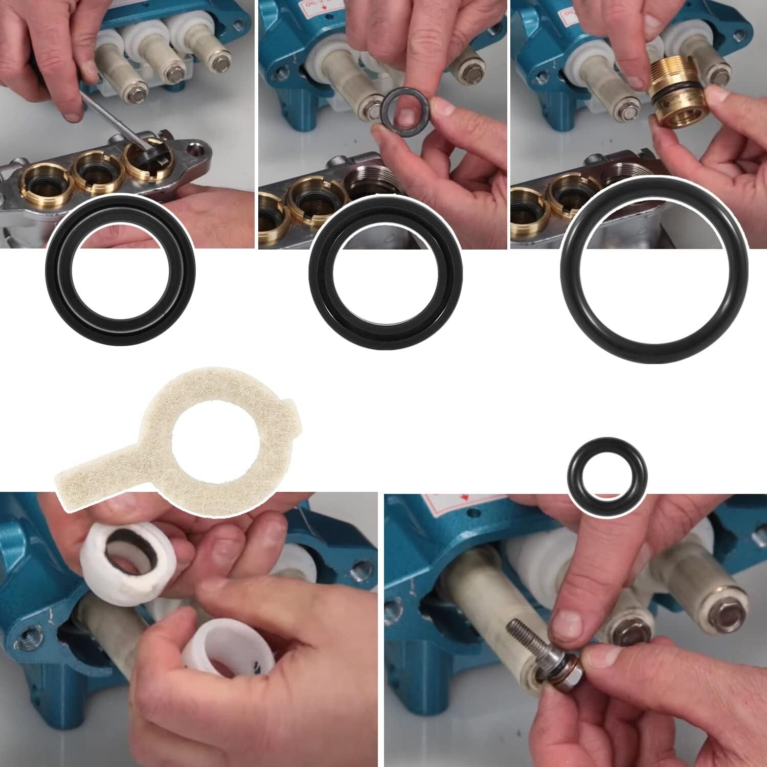 30623 Seal Repair Kit for Cat Pump 30 31 34 35 310 340 350 Model Pressure Washer