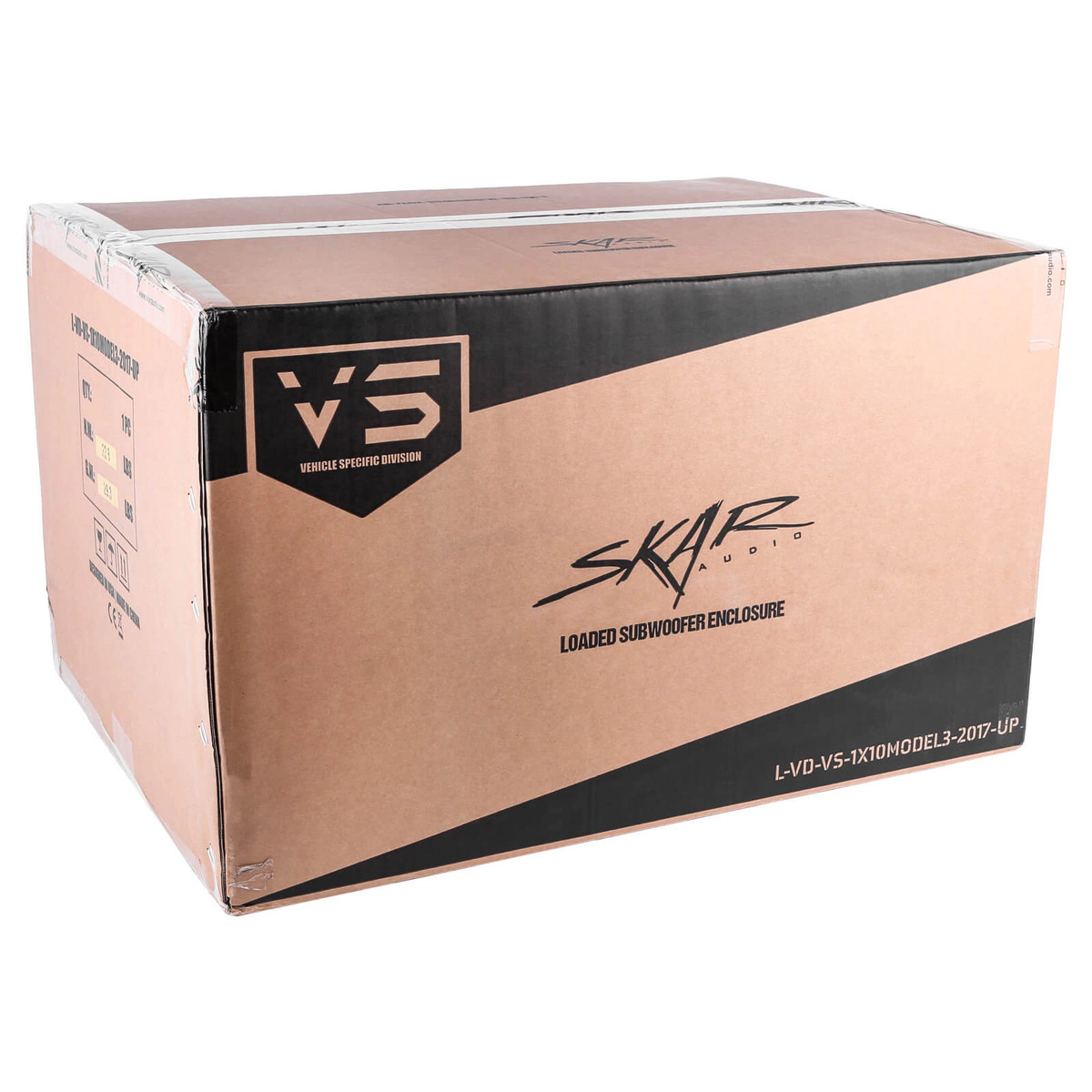 NEW SINGLE 10" 800W LOADED SUB BOX FITS 2017-2023 TESLA MODEL 3 VEHICLES