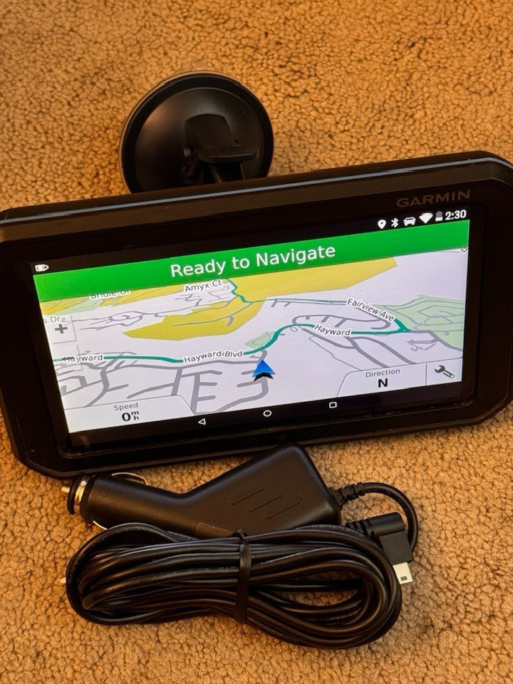 GARMIN TRUCK 7" LM GPS DASH CAM RECORDER ONBOARD MAPS UPDATED TO LATEST 2026