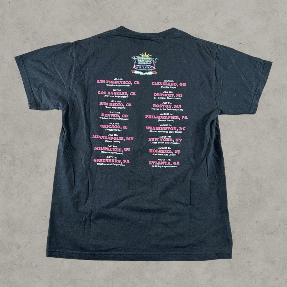 Vintage Outkast Shirt Mens Medium Black Y2K 2002 Smoke & Groove Tour Hip Hop Rap