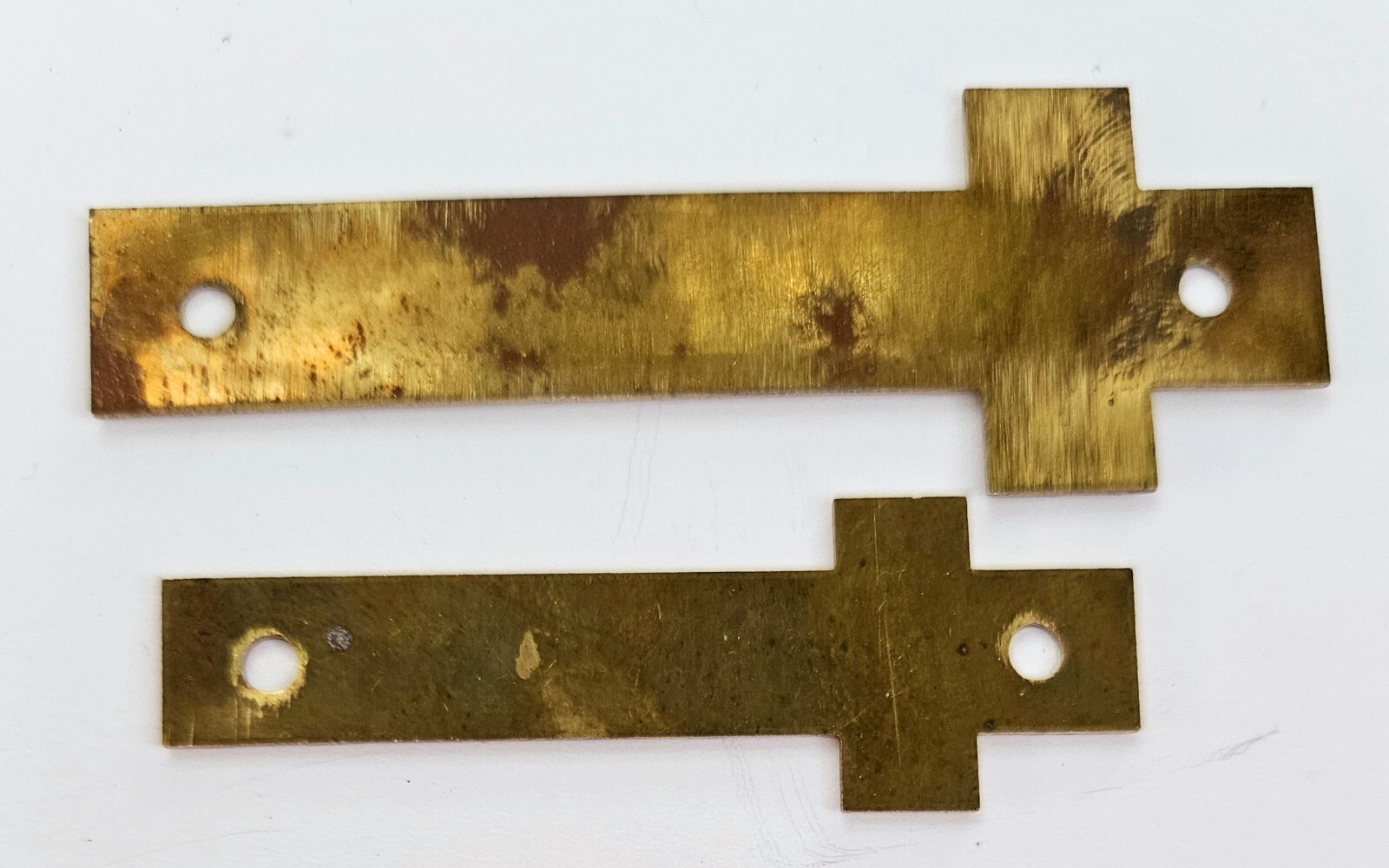 2 Original Vintage Zenith Name Plates, Brass, Unused