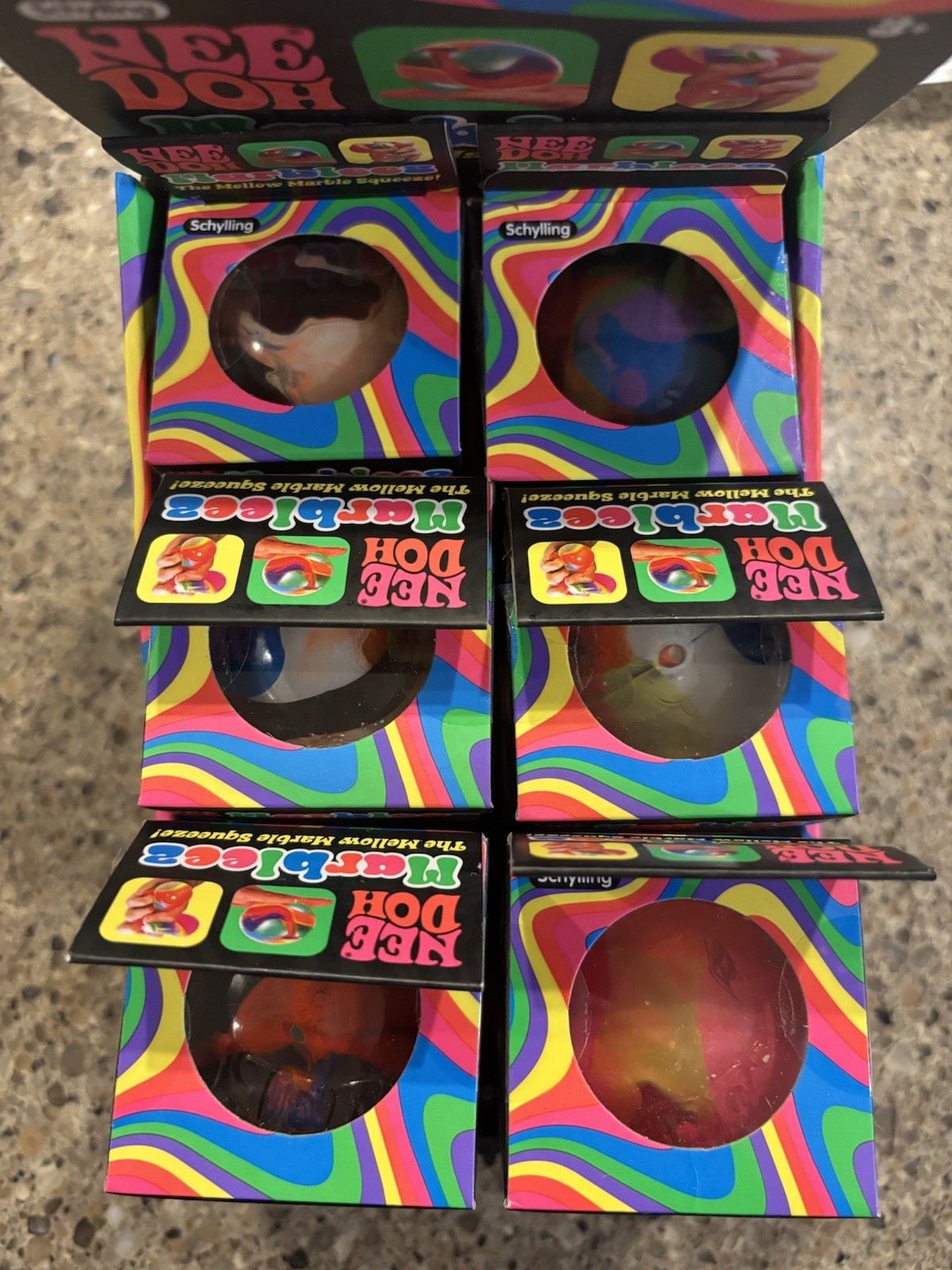 NeeDoh Marbles Marbleez Stress Ball [1 RANDOM Color!] Nee Doh Marbles! TikTok