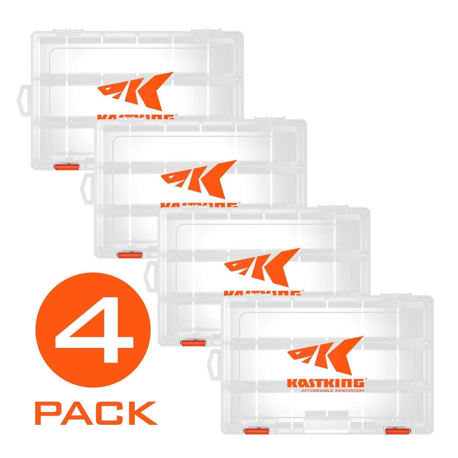 KastKing Tackle Box 2/4 Packs Utility Tray Plastic 3600 & 3700 Tackle Storage US