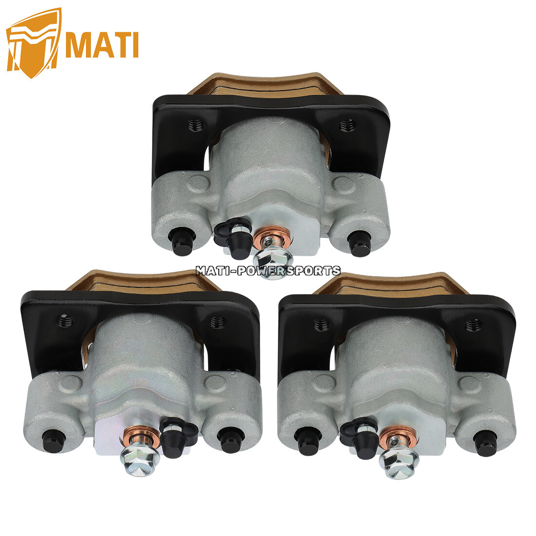 Front and Rear Brake Calipers for Arctic Cat 400 500 2X2 4X4 Automatic 2004-2009