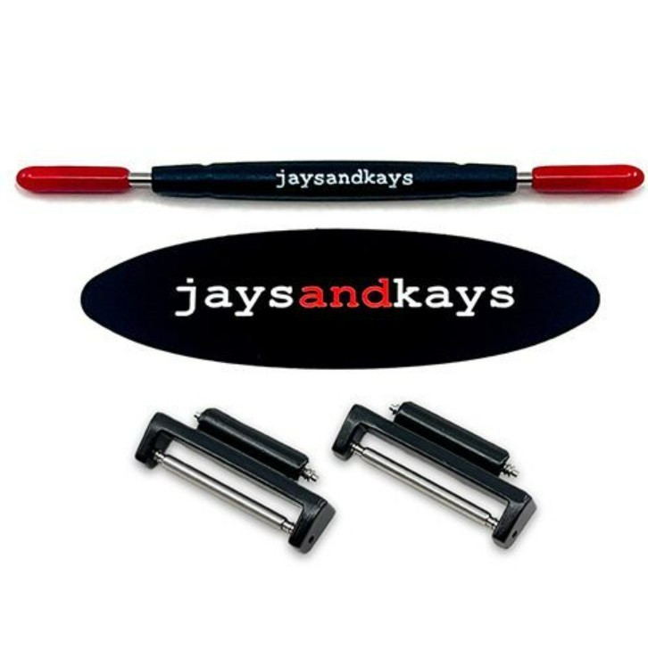 JaysAndKays® 16mm-Lug Large Profile Metal Strap Adapters for GShock 22mm 24mm