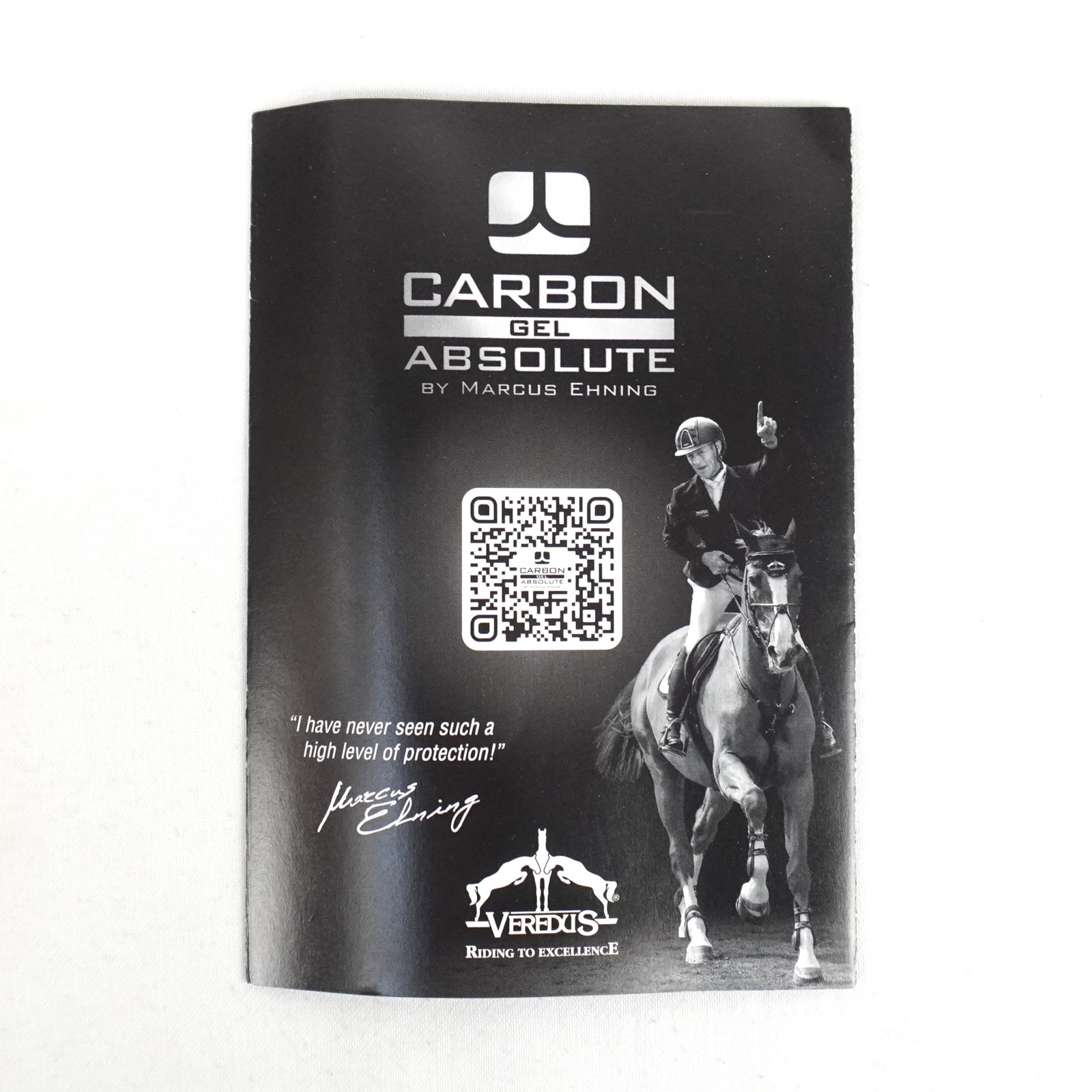 Veredus Carbon Gel Absolute by Ehning Front Tendon Horse Boots In Brown Size M