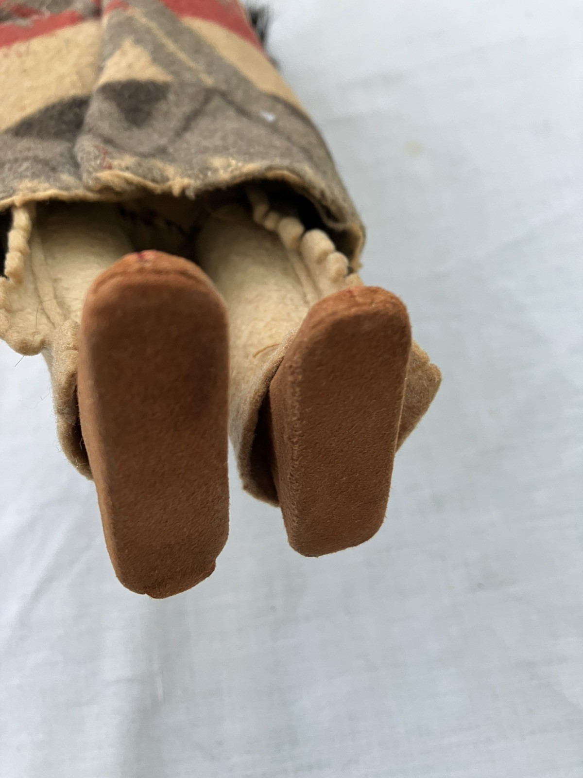 Vintage Skookum Male Native American Doll - 13 Inches Tall