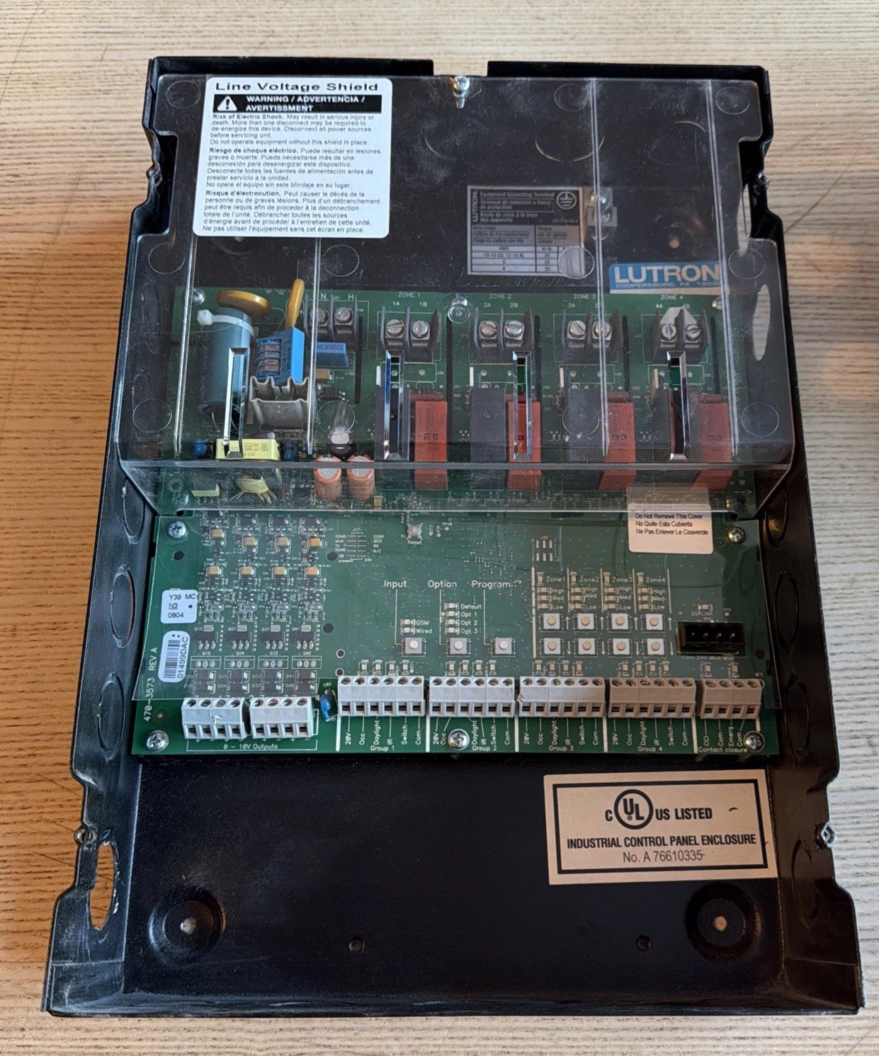 LUTRON QSN-4T16-S Softswitch Energi Savr Node