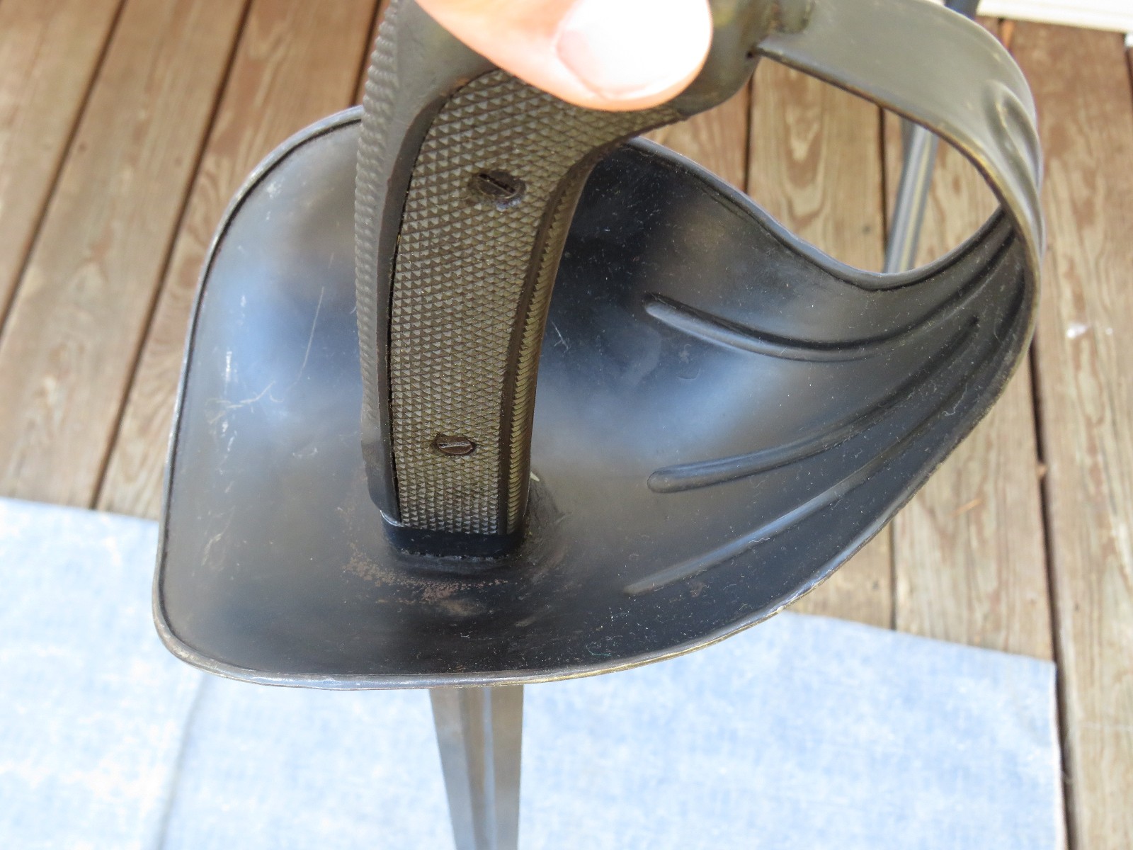 WWI US MODEL 1913 PATTON CAVALRY SWORD w SCABBARD DATED L.F.&C. 1918 EXCELLENT