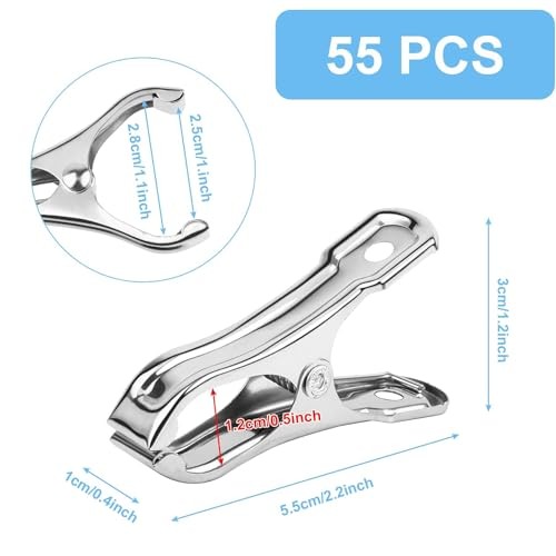 Garden Clips PCS Stainless Steel Greenhouse Clamps Heavy Duty Greenhouse 55