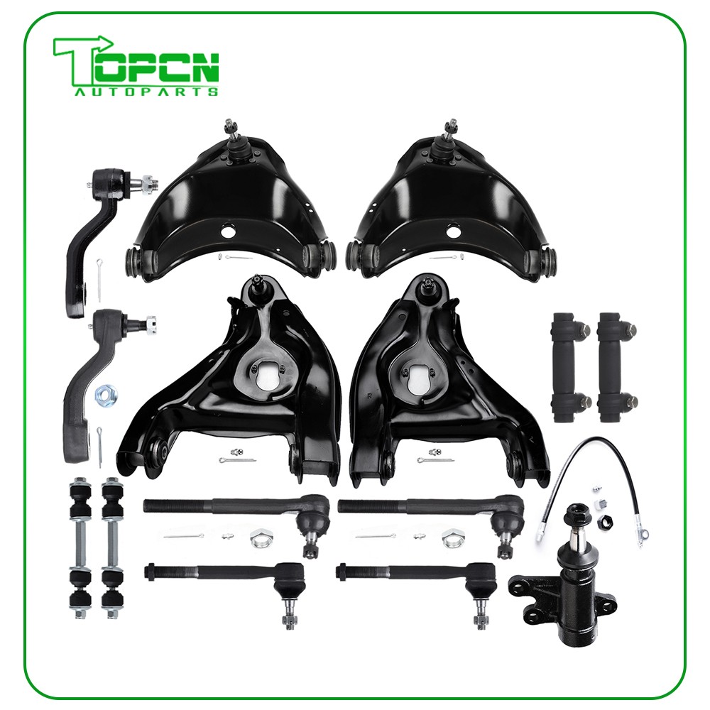 15pc Complete Front Suspension Kit For Chevy GMC C1500 C2500 Suburban Tahoe 2WD