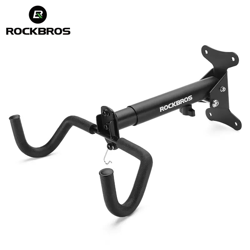 ROCKBROS Bicycle Wall Hanger Retractable Parking Stand Carbon Steel Storage Rack