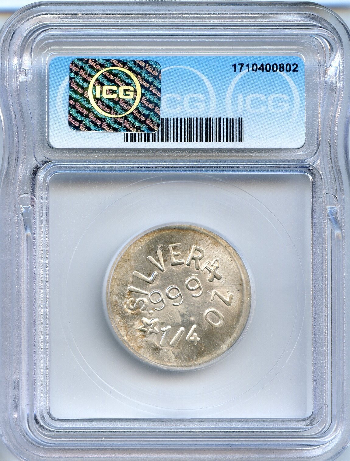 FINEST KNOWN! ND Alaska Silver 1/4oz .999, Minoer Mint, Moose / ICG MS66 R8 POP2