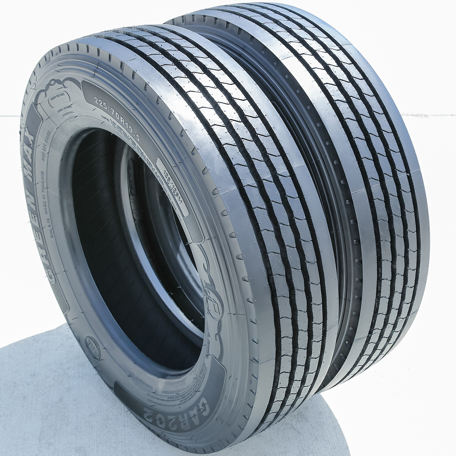 4 Tires Green Max GAR202 225/70R19.5 Load G 14 Ply All Position Commercial