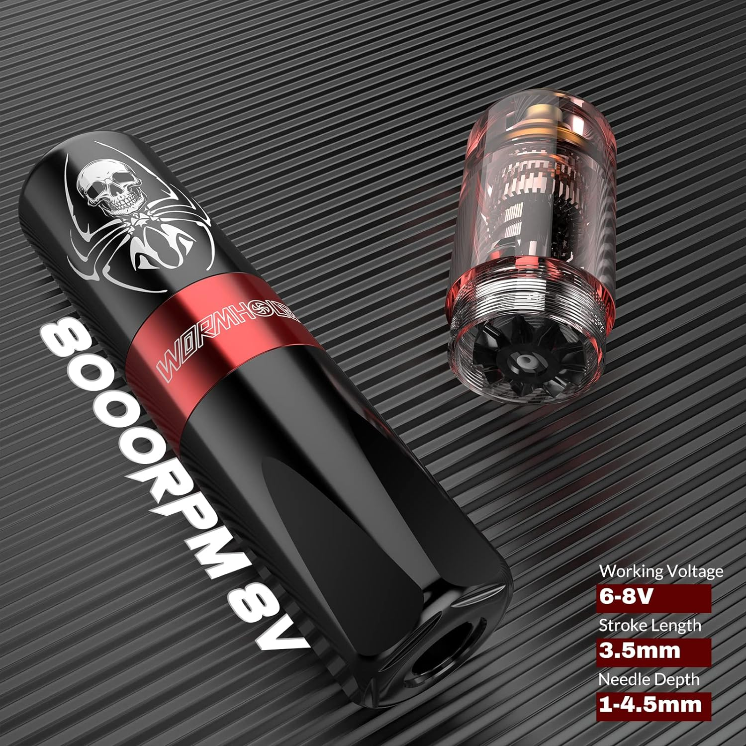 Maquina De Tatuaje Kit PROFESIONAL Para Tatuar Tattoo Pluma Artistas NEW