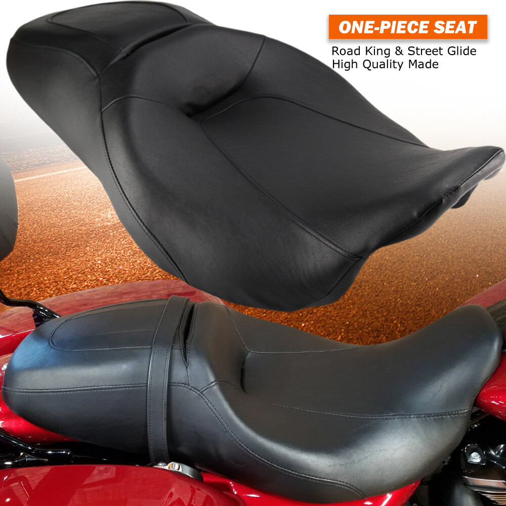 Low Profile Driver Passenger Seat Fits For Harley Road King Street Glide 2008-UP