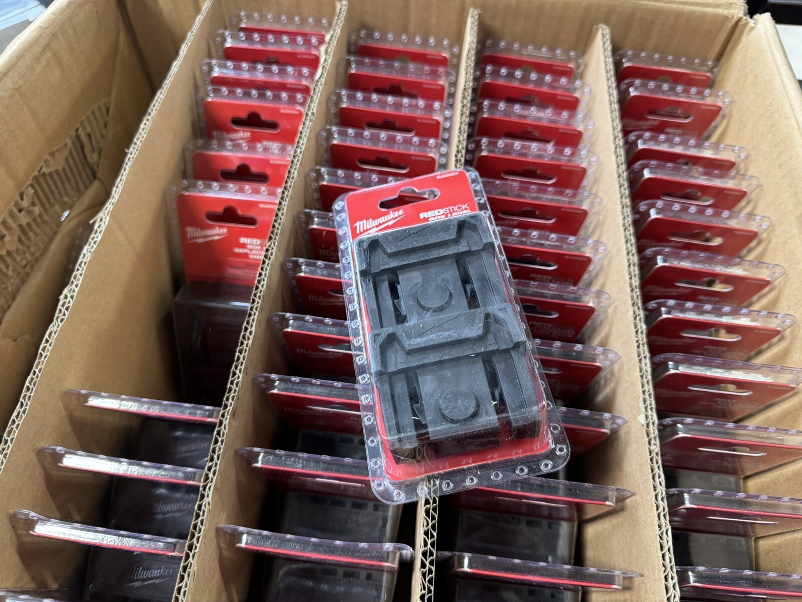 New Milwaukee MLBXENDCP Redstick Compact Level Replacement End Caps Case of 150