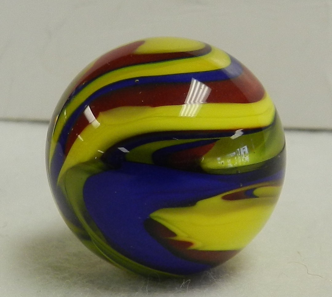 #20583m Handmade Contemporary Keith Baker Marble 1.06 Inches *Mint*