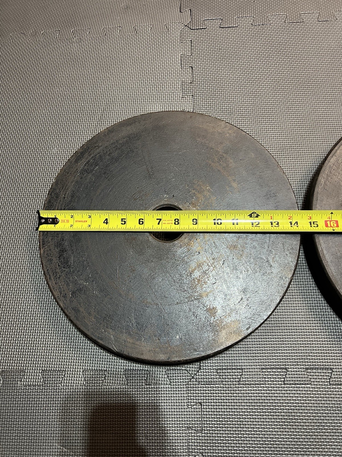 Dan Lurie Olympic Deep Dish Vintage Weight Plates Pair 35lbs not York Jackson