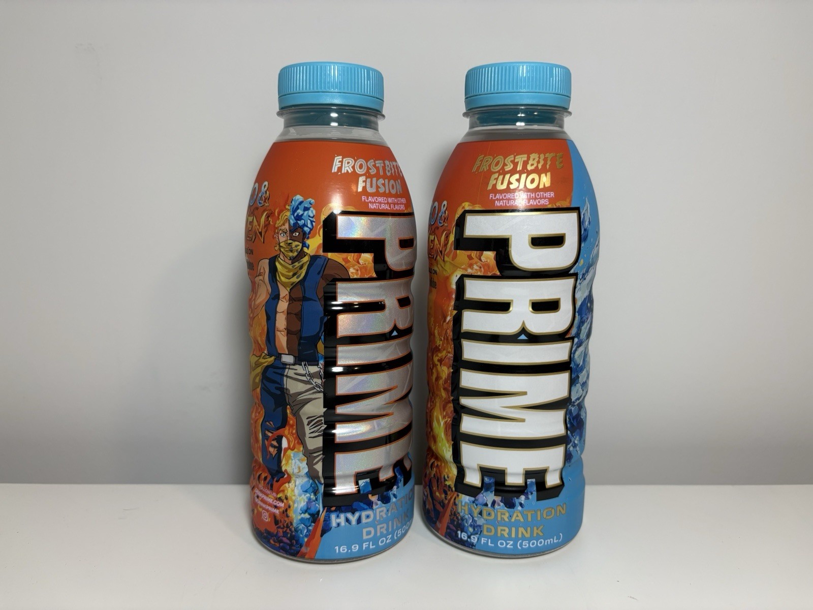 Sealed Prime Hydration Frostbite Fusion 2 Pack Lot Kyro Luken RARE Bottle Drinks