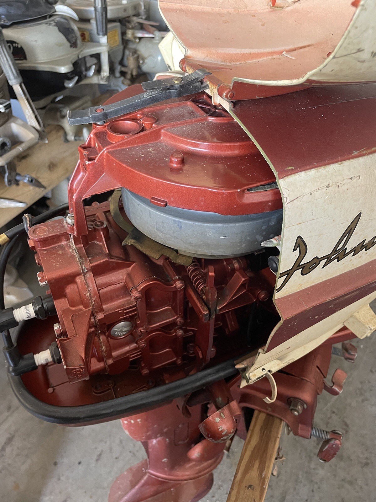 1958 Johnson Seahorse 10HP QD-19 Outboard Motor