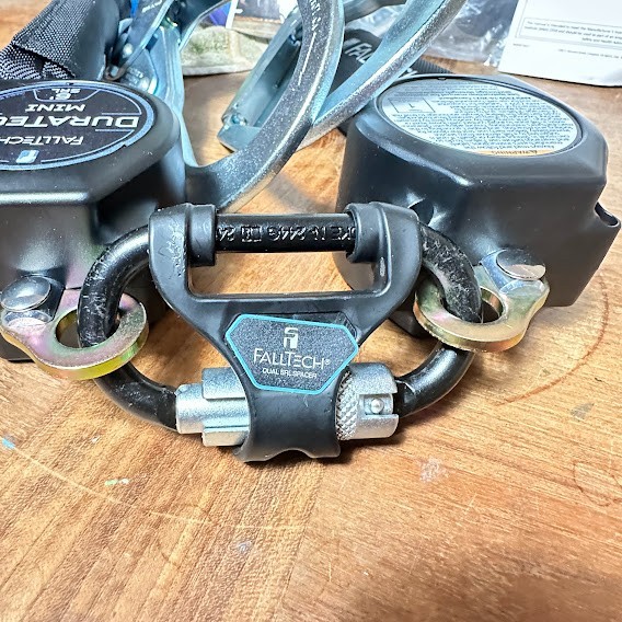 FallTech 72706TB3 Duratech 6' Mini Class 1 Personal SRL-P w/ Steel Rebar Hooks