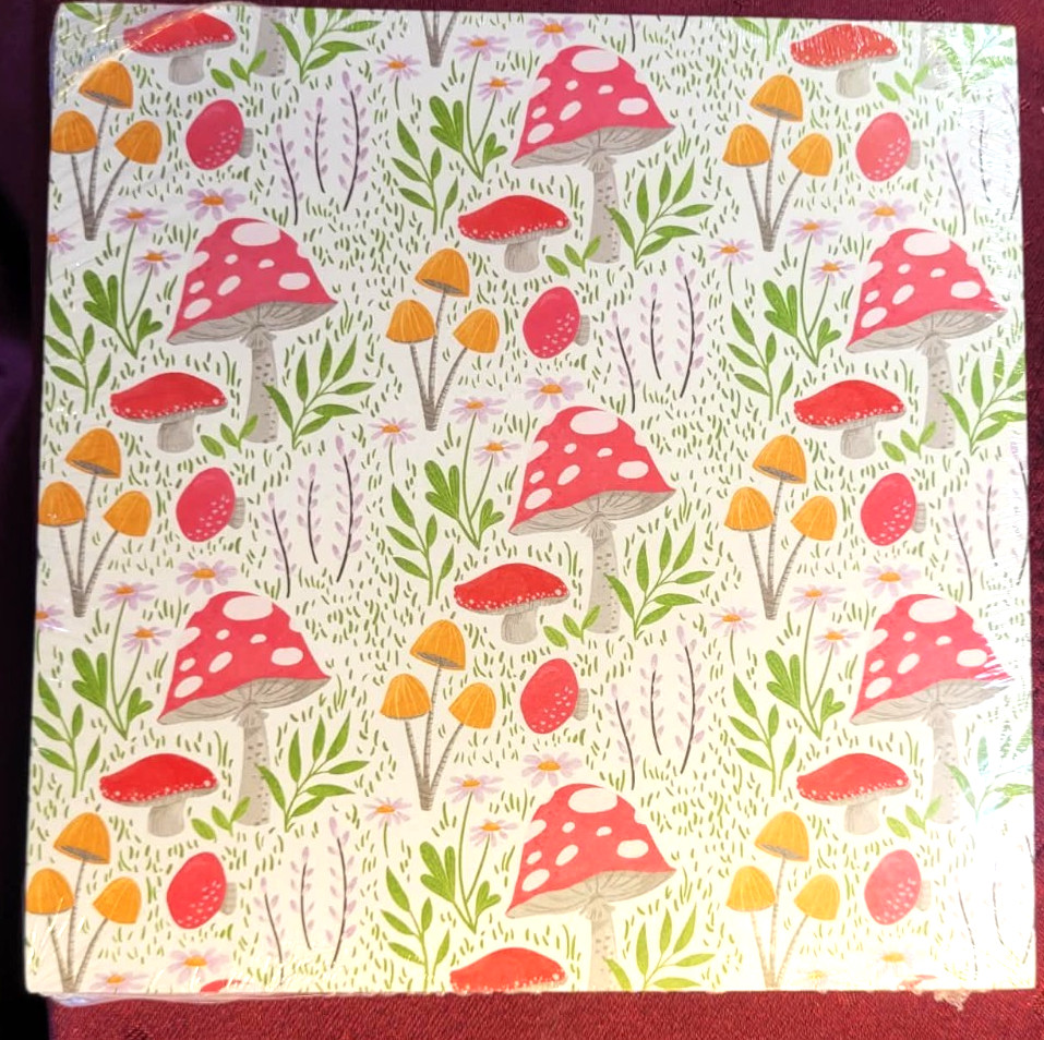 Stampin' Up! TOADSTOOL GARDENS 6" x 6" designer series paper 48 double-sided