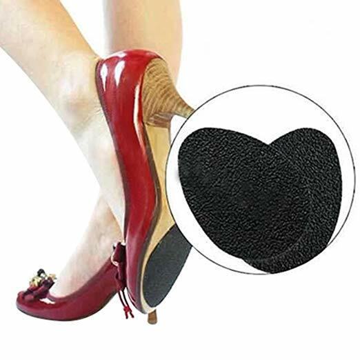 10-Pair Anti-Slip Shoe Heel Grip Protector Pads - Non-Slip Cushion Adhesive