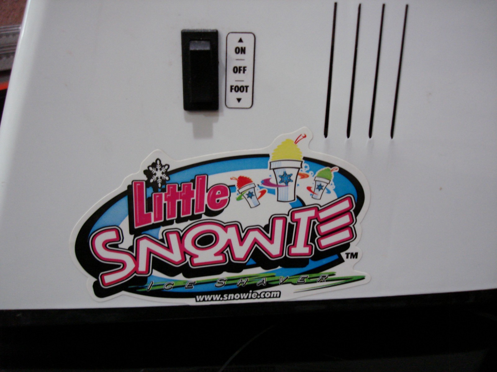 Little Snowie Max Snow Cone Machine Premium Shaved Ice Maker