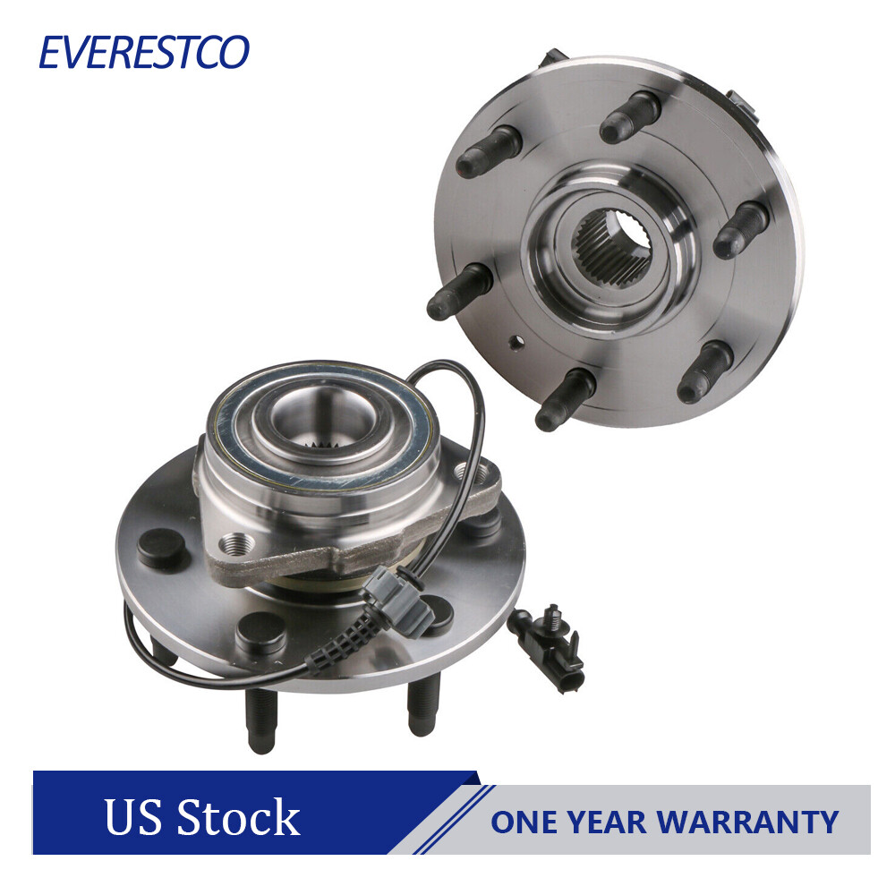 2X Front Wheel Hub Bearing Assembly For GMC Yukon Chevy Tahoe Cadillac Escalade
