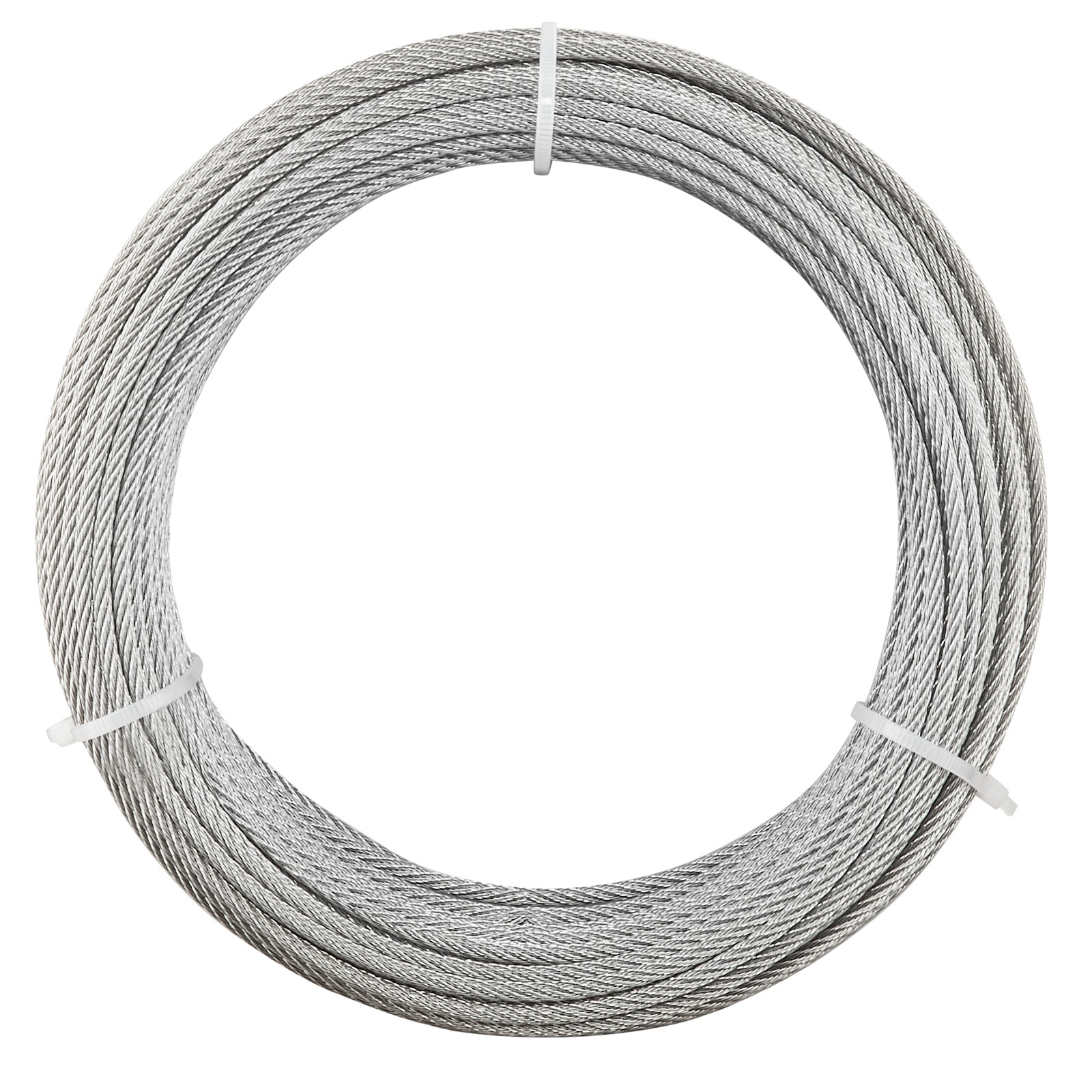 Uimoso 304 Stainless Steel 1/8 in 7x7 Wire Rope, 100 ft for Cable Railing
