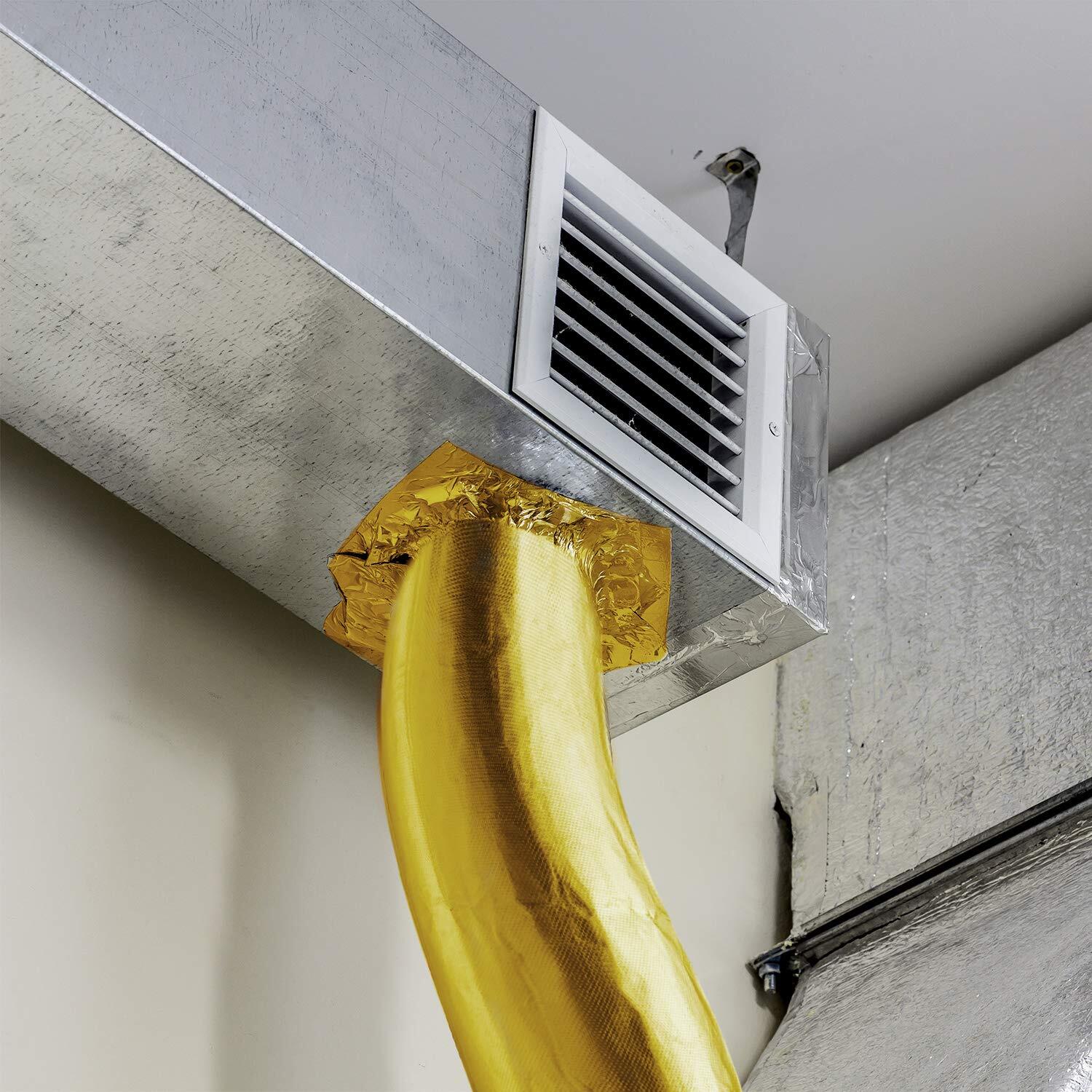 40" x 47" Self Adhesive Reflective Gold High Temperature Heat Shield Wrap Tape